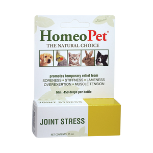 Homeopet Joint Stress 15mls  joint plus, homeopet, inflammation, arthritis, old pet, senior, old cat