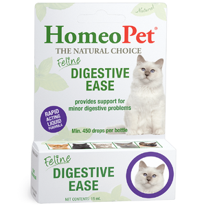 Homeopet Feline Digestive Ease 15ml **rapid acting formula**