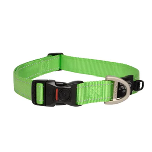 ROGZ Utility Classic Dog Collar - XLarge (Lime) 