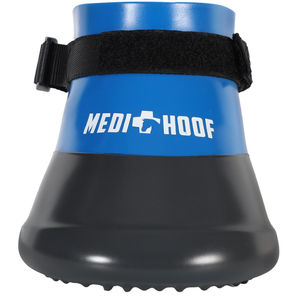 Medi-Hoof Horse Hoof Treatment Boot hoof treatment boot, horse hoof care boot, pony hoof boot, abscess hoof boot, thrush treatment hoof boot, equine hoof protection, durable hoof boot, Medi-Hoof boot, hoof soaking boot, equine wound care, PVC hoof boot, easy-application hoof boot