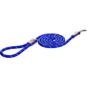 Rogz Classic Rope Lead Blue Lge