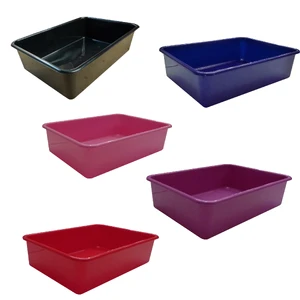 Cat Litter Tray Deep High Sided (44 x 31 x 11cm) cat litter tray, deep litter tray, high sided litter tray, cat litter box, plastic cat litter tray, easy clean litter tray, litter tray deep sides, kitten litter tray, indoor cat litter tray, cat toilet tray, litter tray 44x31cm