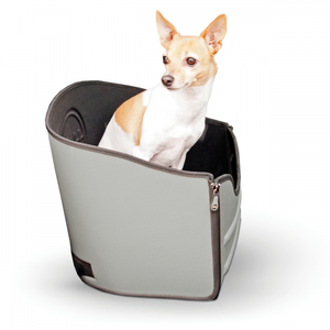 K & H Mod Safety Pet Seat for Cars Grey