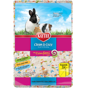 Kaytee Clean & Cozy Confetti Paper Bedding