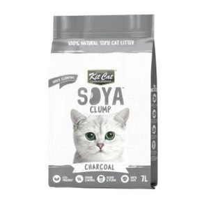 Kit Cat Soya Clump Litter Charcoal (7L) 2.5kg