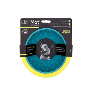 LickiMat Wobble Slow Feeder Blue