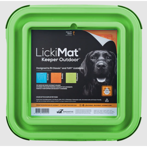  LickiMat Outdoor Keeper - Green  Ant-Proof Lickimat Pad Holder 