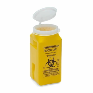 Sharps Plastic Container