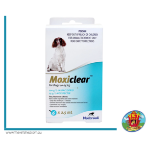 Moxiclear For Dogs 10-25 kg 6 pack