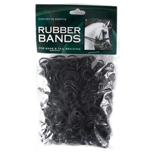 Mane Braid Rubber Bands Plastic bag of 500 