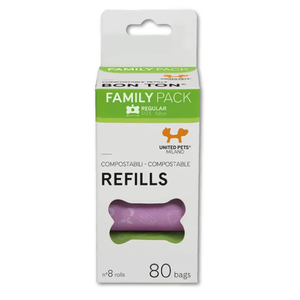 *CLEARANCE* United Pets Compostable Bon Ton Bags Value 8 Pack poop bag, waste, pick up, poo bag, united pets, refill bags
