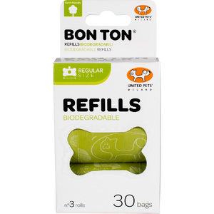 United Pets Compostable Bon Ton Bags Green
