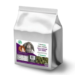 Multicube Small Animal Teff & Lucerne Hay Cubes 2kg multicube teff hay cubes, multicube lucerne hay cubes, teff hay cubes for rabbits, guinea pig teff hay cubes, rabbit lucerne cubes, guinea pig lucerne cubes, small animal hay cubes, australian teff hay cubes, high fibre rabbit hay, guinea pig fibre cubes,