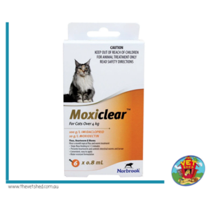 Moxiclear For Cats Over 4kg 3 pack