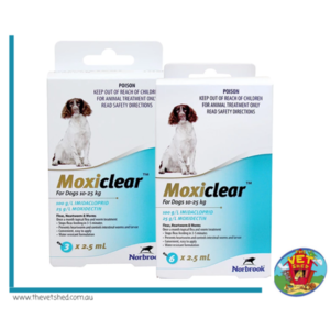 Moxiclear For Dogs 10-25 kg 12 pack