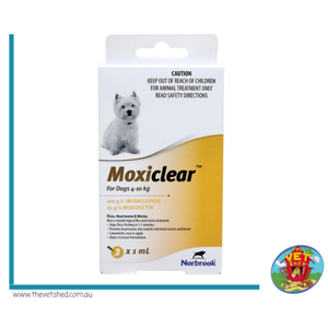 Moxiclear For Dogs 4-10 kg (Apricot)