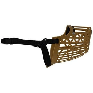 Zeez Plastic Dog Muzzle Xl (12X9X9Cm Approx.)
