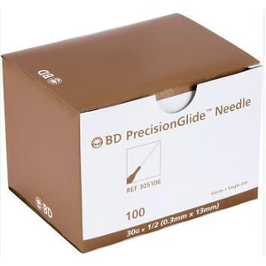 Needles BD box of 100 - Sold per box 30g 1/2"