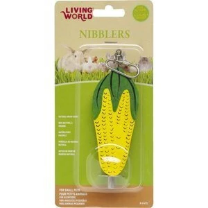 Living World Large Corn Cob on Stick Animal Chew