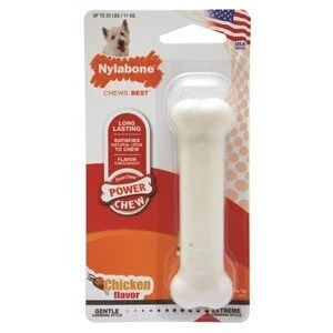 Nylabone Chicken Bone on Card Wolf