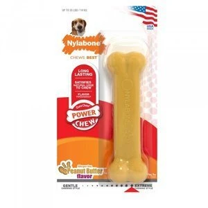 Nylabone Peanut Butter Bone on Card Wolf