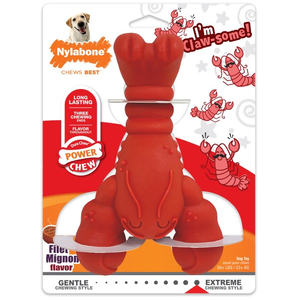 Nylabone Power Chew Lobster Dog Toy Filet Mignon X-Large