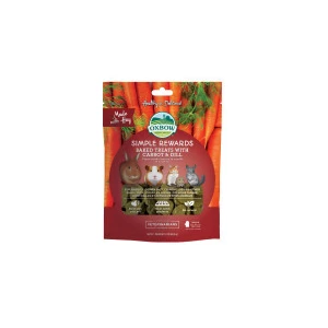 Oxbow Simple Rewards Baked Carrot & Dill Treats 85grams