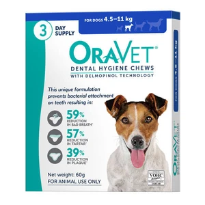 Oravet Dental Trial Pack Hygiene Chews for Small  Dogs