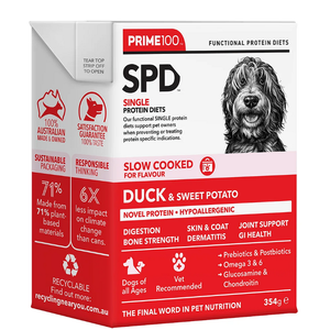 SPD Slow Cooked Duck & Sweet Potato 354g x12