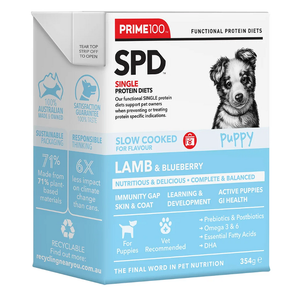 SPD Slow Cooked Lamb & Blueberry Puppy 354g x12