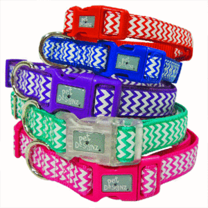 Chevron Zig-Zag Puppy Collars 20-30cm  puppy collar, small dog, collar