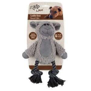 AFP Cuddle Dental Animal Dog Toy with Rope 31 x 23cm