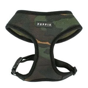 Puppia Soft Harness Camo Med