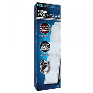 Fluval U4 Poly/Carbon Cartridge 2 Pack