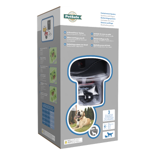 Petsafe Rechargeable In-Ground Fence Containment System PetSafe in-ground fence, invisible dog fence system, underground dog containment, static correction dog fence, waterproof receiver collar, expandable pet boundary, PetSafe RFA-67 collar, dog fence with surge protector