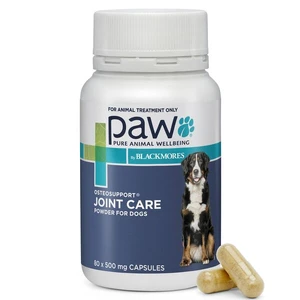 PAW Osteosupport Joint Care Powder 500mg for Dogs - 80 Capsules