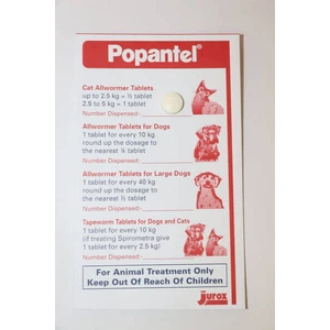 Popantel Cat 5kg single tablet