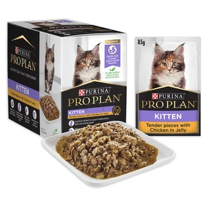 Pro Plan Kitten Chicken in Jelly Wet Cat Food 85g x 12