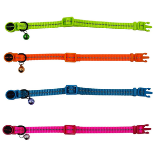 Scream Reflective Nylon Cat Collar