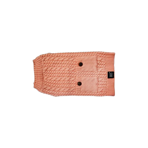 ZEEZ Cable Knitted Sweater - Musk Pink