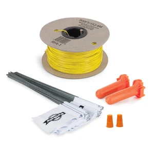 PetSafe Fence Wire and Flag Expansion Kit PetSafe wire and flag kit, in-ground fence expansion kit, underground dog fence wire, pet containment system accessories, pet fence training flags, splice kit for dog fence, 20-gauge copper wire for fences, dog fence wire extension kit, PetSafe 1/3 acre e