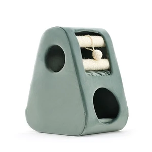 Petsbelle Dune Solid Wood Cat Tree petsbelle dune solid wood cat tree, cat tree hidey hole australia, solid wood cat tree, cat tree jute twine ball, triangular prism cat tree, sisal scratching cat tree australia, petsbelle cat furniture australia