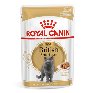 Royal Canin Feline Adult British Shorthair Gravy Wet Food 12 x 85g
