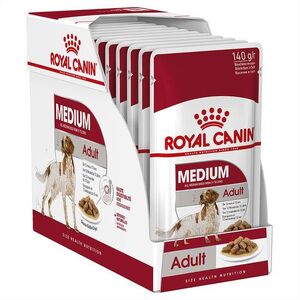 Royal Canin Medium Adult Wet Food Pouches 10 x 140gm