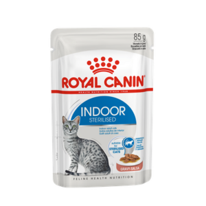 Royal Canin Feline Indoor Sterilised Sachets in Gravy 85g x 12