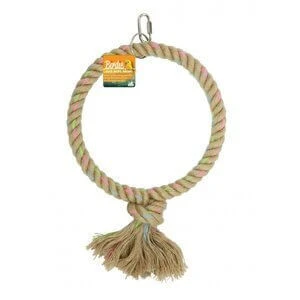 Birdie Jute Parrot Ring Giant Single 25cm 