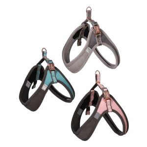 Rogz Urban Adjustable Fast-Fit Harness for Dogs Rogz Urban Dog Harness, step-in dog harness, adjustable dog harness, pastel dog harness, rose gold dog harness, Rogz harness for small dogs, comfortable harness for dogs, stylish dog harness, soft padded dog harness, fast-fit harness for dogs