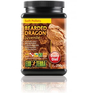 Exo Terra Bearded Dragon Food Juvenile Soft Pellets 250gm