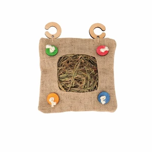 Nature Island Hay Forager for Small Animals nature island hay forager, small animal hay forager, rabbit hay pouch australia, guinea pig foraging toy, hanging hay feeder small animals, small pet enrichment toy, rabbit foraging pouch australia