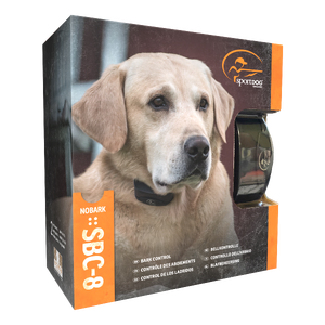 SportDOG Static NoBark SBC-8 Bark Control Collar SportDOG SBC-8, NoBark collar, bark control collar, static bark collar, waterproof anti-bark collar, bark detection technology, progressive static correction, DryTek waterproof bark collar, anti-bark collar for dogs, best bark collar